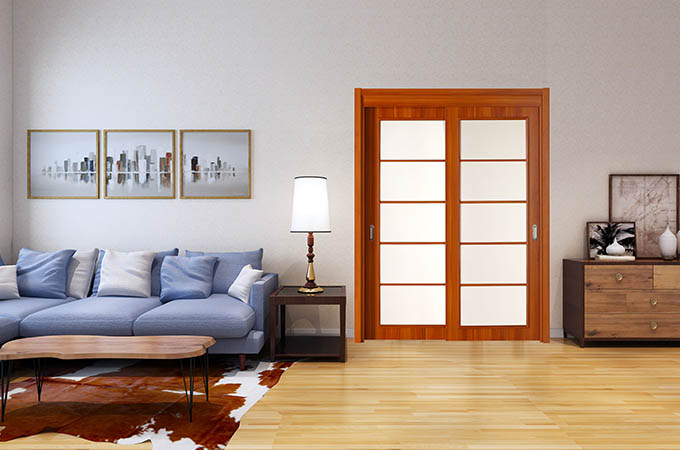 一扇卧室移门，就能够让小户型“大”变身